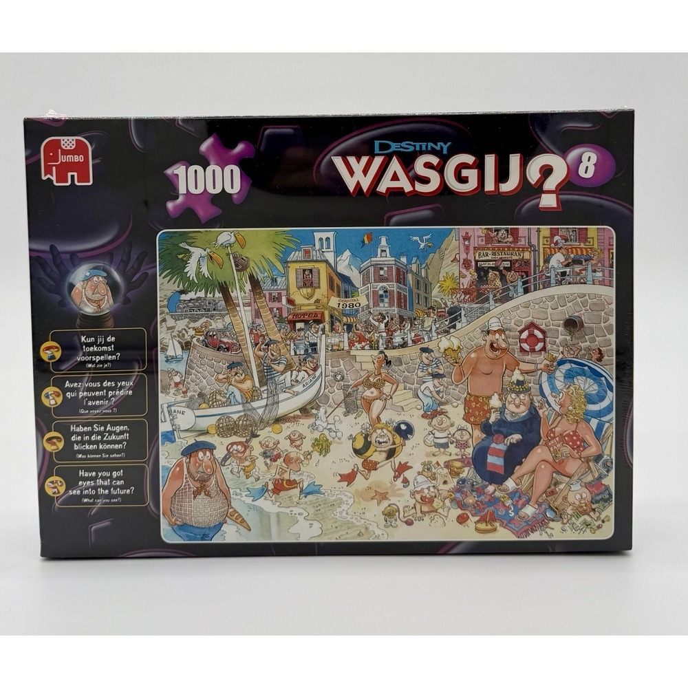 Jumbo Destiny Wasgij  #8 High Season 1000 Piece Jigsaw Puzzle New Sealed